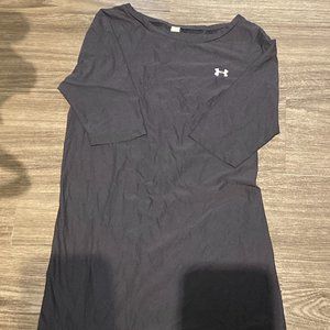 Black Under Armour Fitted T-Shirt